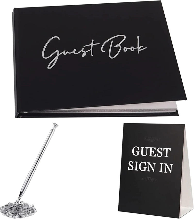 Hardcover Wedding Guest Book Graduation Guest Signature Book 2023